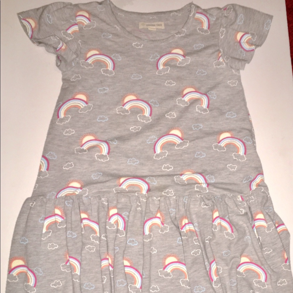 Girls rainbow dress